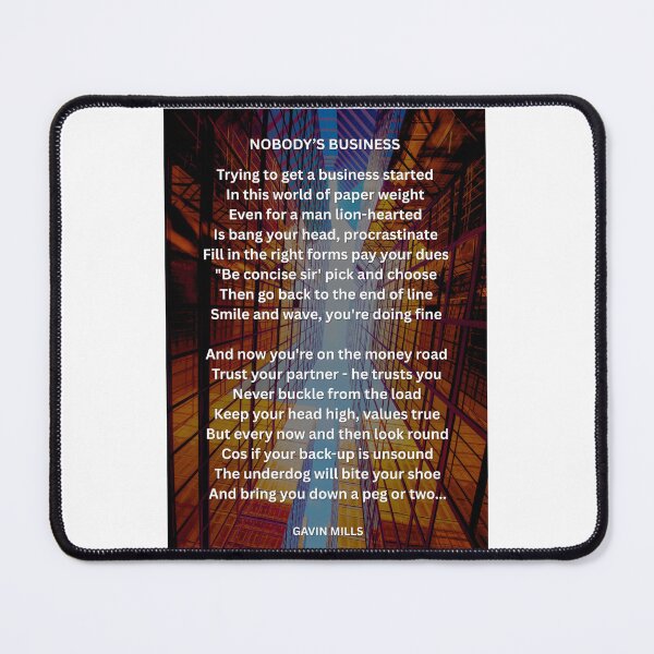 Item preview, Nobody's Business designed and sold by Slum-Alley.