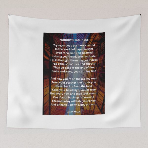 Item preview, Nobody's Business designed and sold by Slum-Alley.