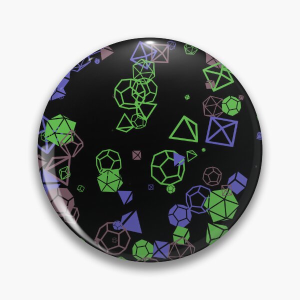 Item preview, Black RPG Dice Pattern – Geometric D20 Design, Gamer Wall Art, Fantasy Dice Decor designed and sold by AvengingSassy.