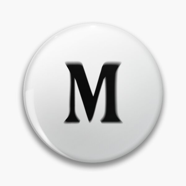 Artikelvorschau, Minimales Soft Focus-Typografie-Design mit dem Buchstaben M entworfen und verkauft von uncoXab.