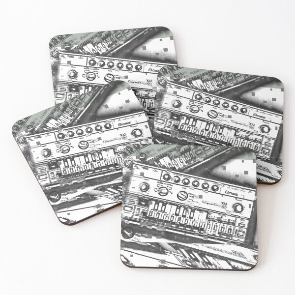 Item preview, Acid House TB-303 Glitch Art – Techno Synth Design designed and sold by MELLOWMONDAY_.