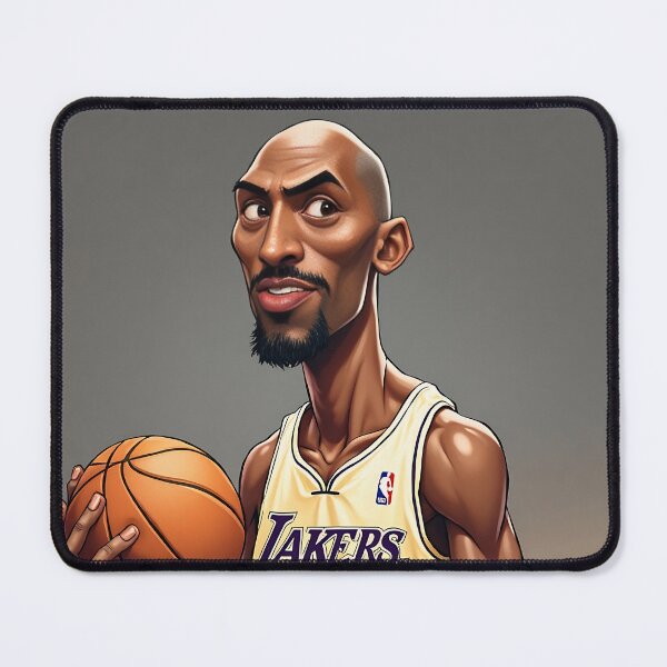 Item preview, Kobe Bryant Caricature with Basketball designed and sold by ChicChikCraze.