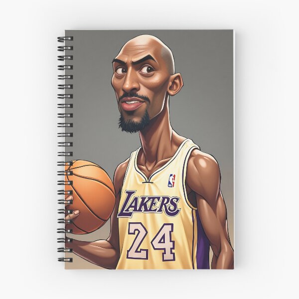 Item preview, Kobe Bryant Caricature with Basketball designed and sold by ChicChikCraze.