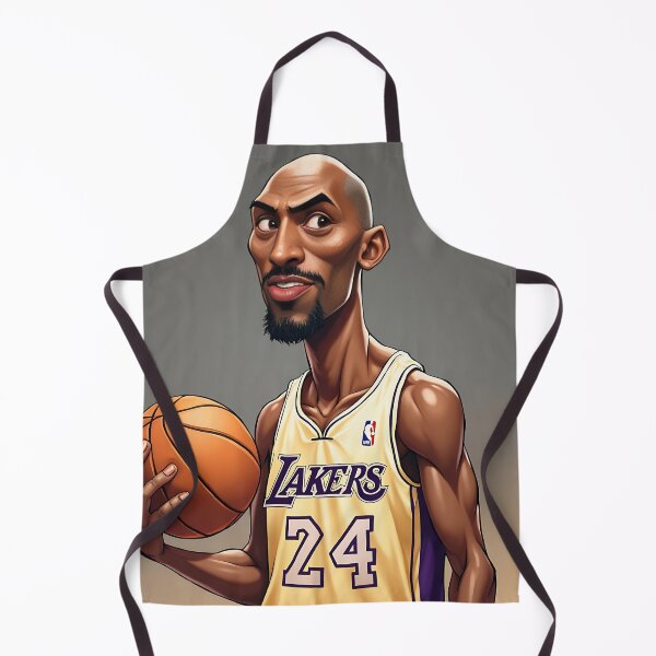 Item preview, Kobe Bryant Caricature with Basketball designed and sold by ChicChikCraze.