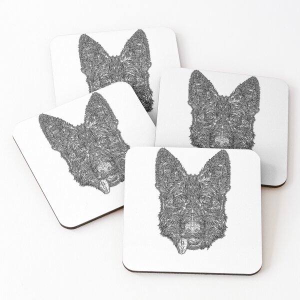 Item preview, Copy of german shepherd lineart - black designed and sold by nostakesart.
