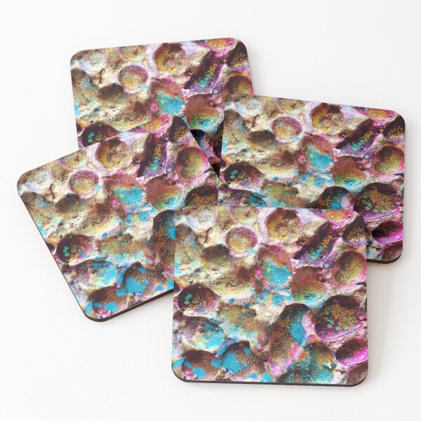 Item preview, Pink, blue and yellow crater designed and sold by Begoll Art.