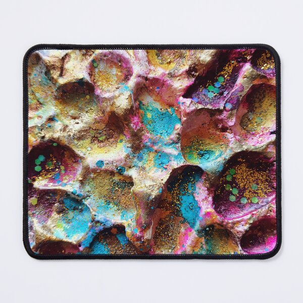 Item preview, Pink, blue and yellow crater designed and sold by Begoll Art.