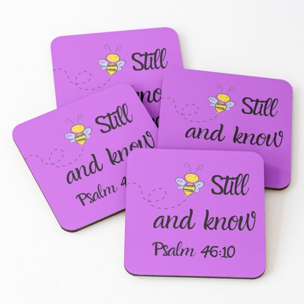 Item preview, Be Still and Know – Psalm 46:10 | Christian Bible Verse Faith Design designed and sold by Hope & Light Designs.