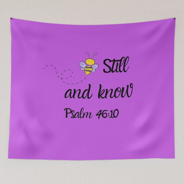 Item preview, Be Still and Know – Psalm 46:10 | Christian Bible Verse Faith Design designed and sold by Hope & Light Designs.