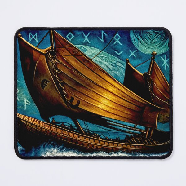 Item preview, Runes, Langskip, Viking destiny, sea designed and sold by Helios Be. Lavsh.