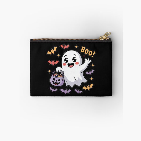 Item preview, Halloween with Boo with purple pumpkin designed and sold by Nimkaew.