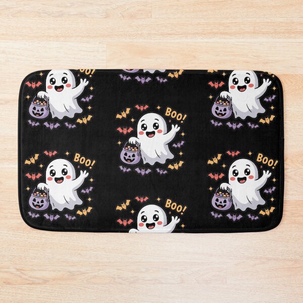 Item preview, Halloween with Boo with purple pumpkin designed and sold by Nimkaew.