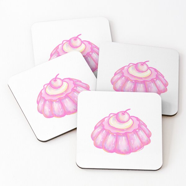 Item preview, Cute pink jelly pudding designed and sold by Nqcxlz.