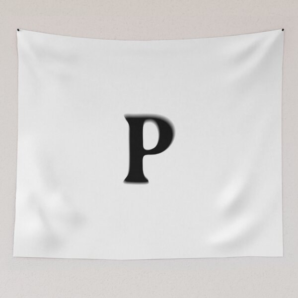 Item preview, Minimal Soft Focus Letter P Typography Design designed and sold by uncoXab.