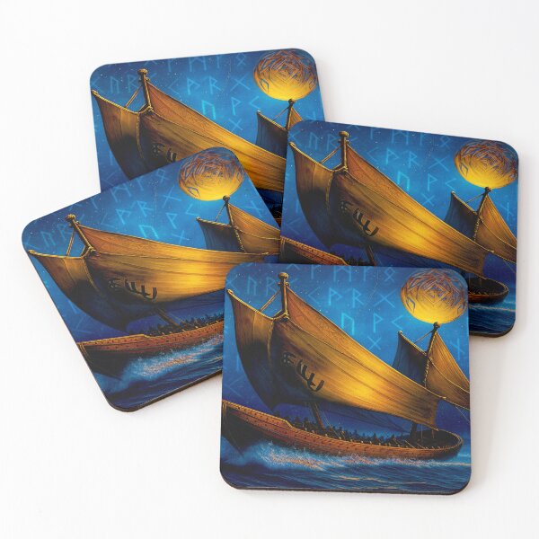Item preview, Runes, Langskip, Viking destiny, sea v1 designed and sold by Helios Be. Lavsh.