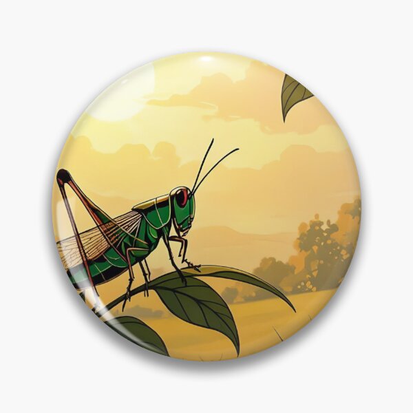 Item preview, Grasshopper on a Branch at Sunset designed and sold by Ciervo Primavera.