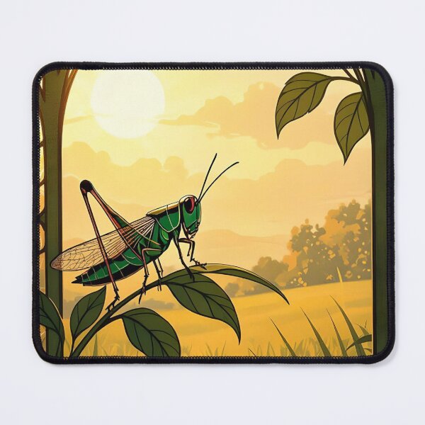Item preview, Grasshopper on a Branch at Sunset designed and sold by Ciervo Primavera.