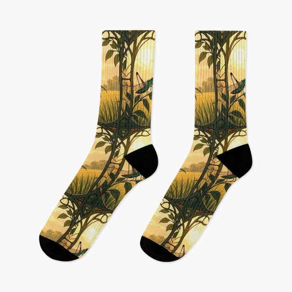Item preview, Grasshopper on a Branch at Sunset designed and sold by Ciervo Primavera.