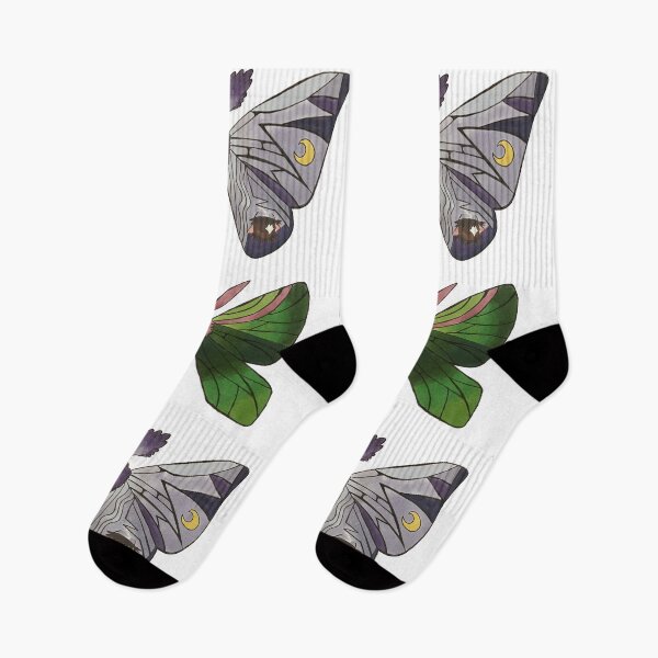 Item preview, Sleepy Moth and Green Moth designed and sold by fern.prints.