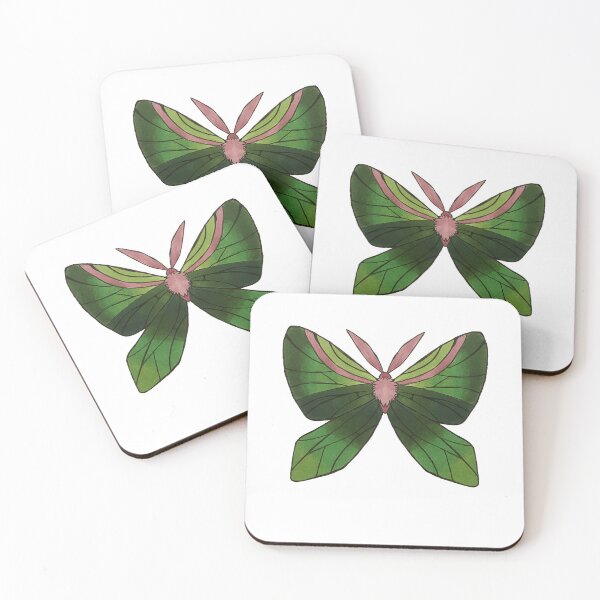 Item preview, Green Moth designed and sold by fern.prints.