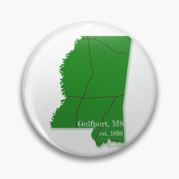 Item preview, Gulfport, MS [Green] designed and sold by PhilbonianDezin.