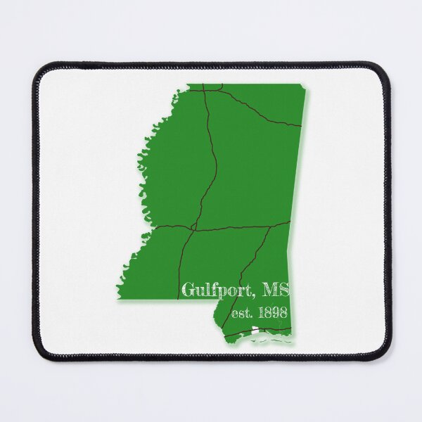 Item preview, Gulfport, MS [Green] designed and sold by PhilbonianDezin.