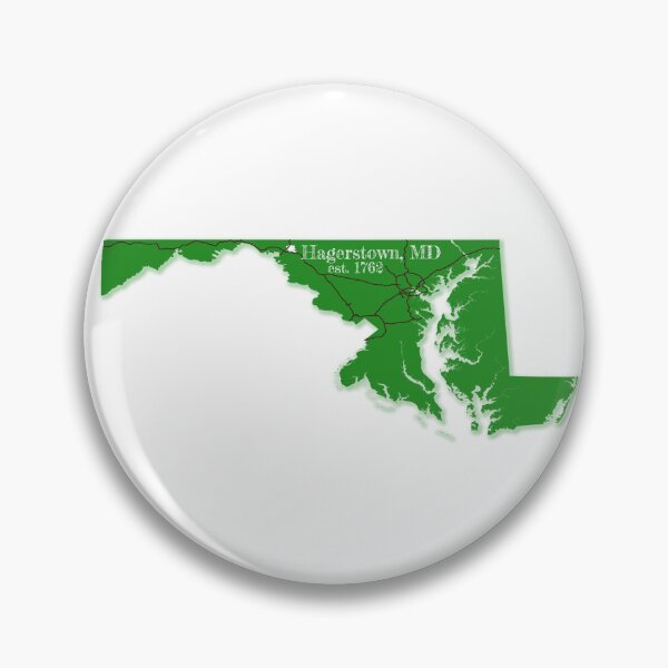Item preview, Hagerstown, MD [Green] designed and sold by PhilbonianDezin.