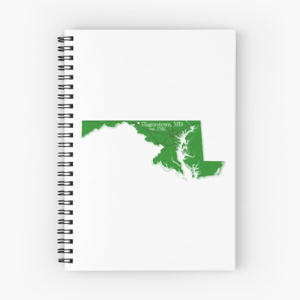 Item preview, Hagerstown, MD [Green] designed and sold by PhilbonianDezin.