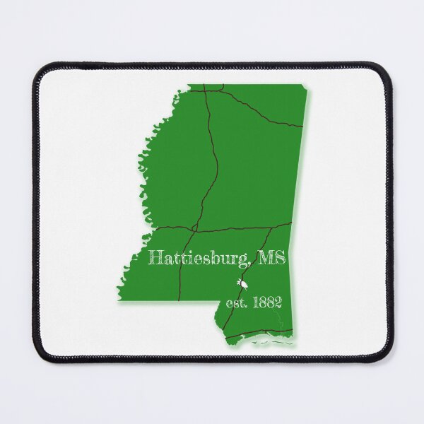 Item preview, Hattiesburg, MS [Green] designed and sold by PhilbonianDezin.