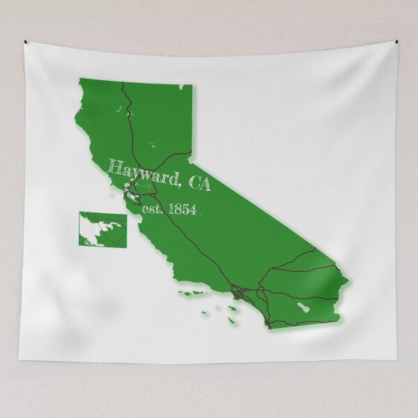 Item preview, Hayward, CA [Green] designed and sold by PhilbonianDezin.