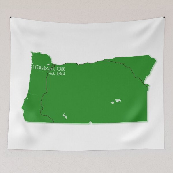 Item preview, Hillsboro, OR [Green] designed and sold by PhilbonianDezin.