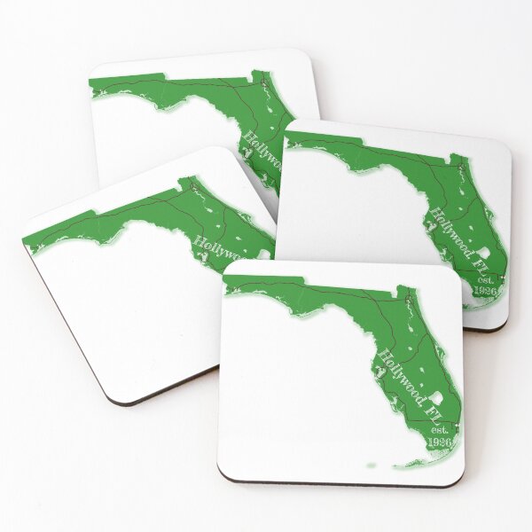 Item preview, Hollywood, FL [Green] designed and sold by PhilbonianDezin.