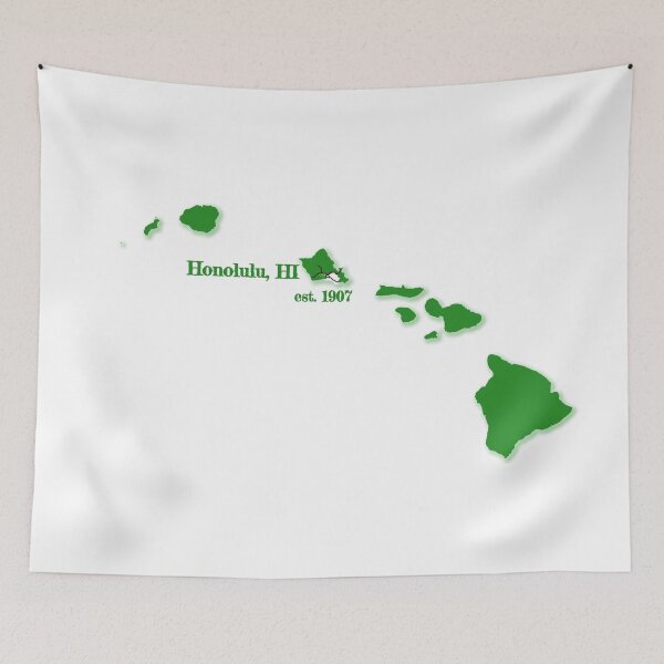 Item preview, Honolulu, HI [Green] designed and sold by PhilbonianDezin.