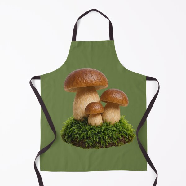 Item preview, Forest Treasure – Porcini Mushrooms on a Moss Island designed and sold by MK-WOOD.