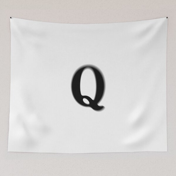 Item preview, Minimal Soft Focus Letter Q Typography Design designed and sold by uncoXab.