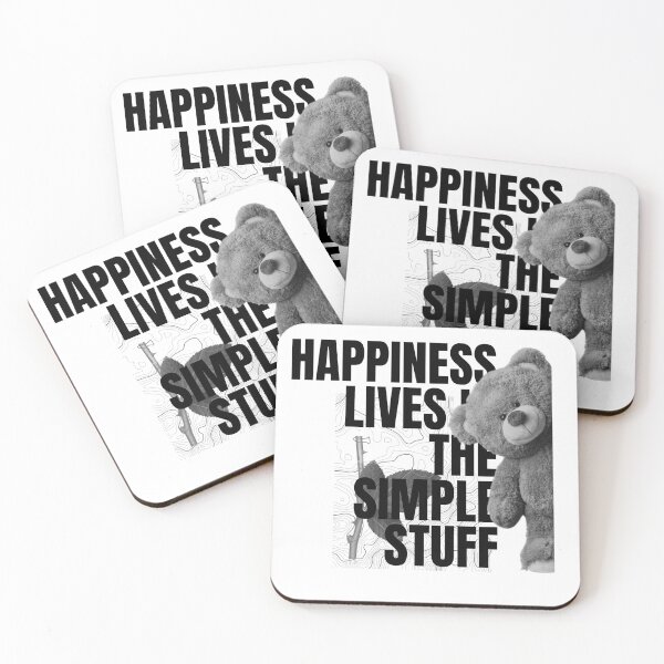 Item preview, Happiness Lives in the Simple Stuff – Minimalist Positive Quote designed and sold by Zohaa45.
