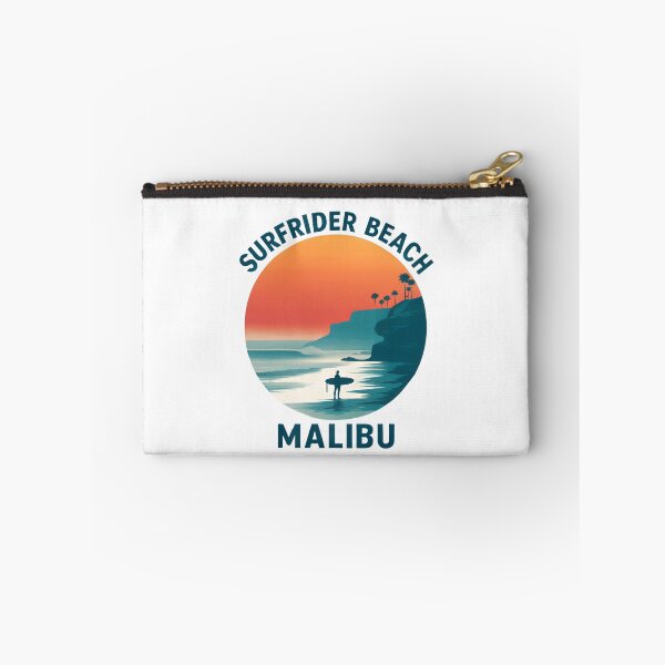 Item preview, Surfrider Beach - Malibu (with Dark Blue Lettering) designed and sold by VelvetRoom.