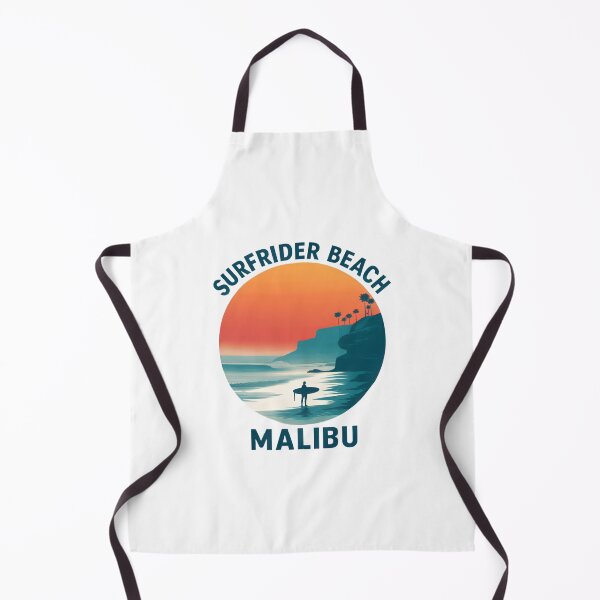 Item preview, Surfrider Beach - Malibu (with Dark Blue Lettering) designed and sold by VelvetRoom.