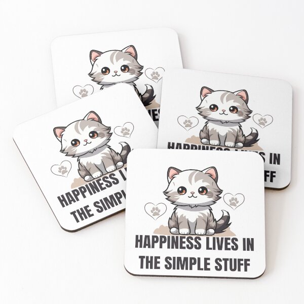 Item preview, Happiness Lives in the Simple Stuff – Minimalist Positive Quote designed and sold by Zohaa45.