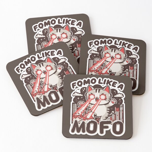 Item preview, Copy of FOMO like a MOFO laser cat designed and sold by lliiaa1111.