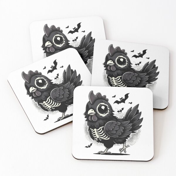 Item preview, Bone Clucker – Cute Chicken of the Night designed and sold by Altered Array, LLC.
