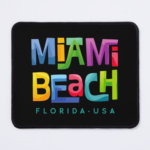 Item preview, Miami Beach Florida Retro Tropical Design designed and sold by Futurebeachbum.