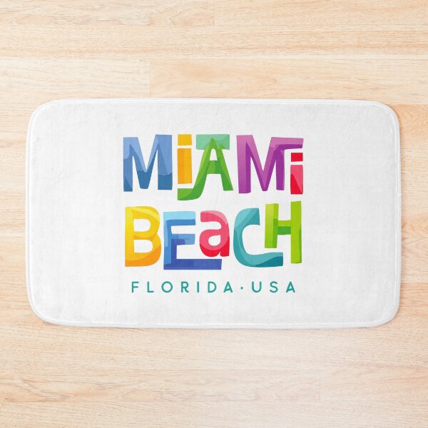 Item preview, Miami Beach Florida Retro Tropical Design designed and sold by Futurebeachbum.