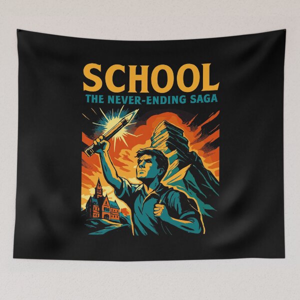 Item preview, Never-Ending School Journey designed and sold by ThreadQuirk.