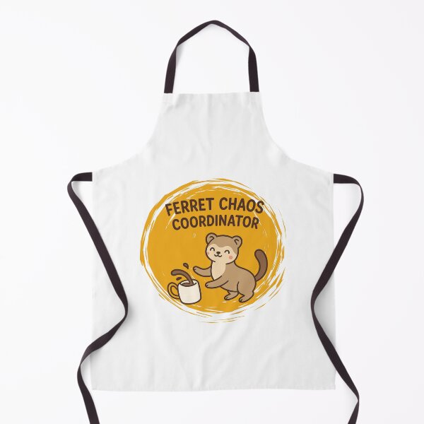 Item preview, Ferret Chaos Coordinator – Funny Cute Ferret Design designed and sold by NineRudolph.