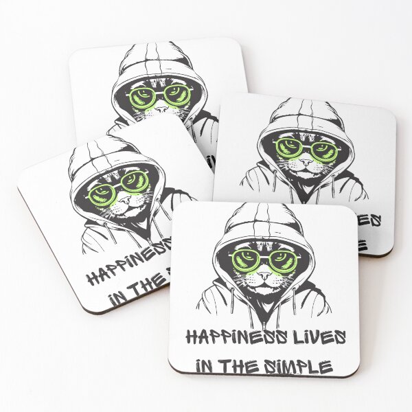 Item preview, Happiness Lives in the Simple Stuff – Minimalist Positive Quote designed and sold by Zohaa45.