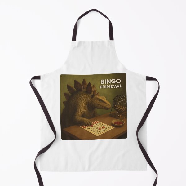Item preview, Dinosaur playing a bingo game designed and sold by SapienSwag.
