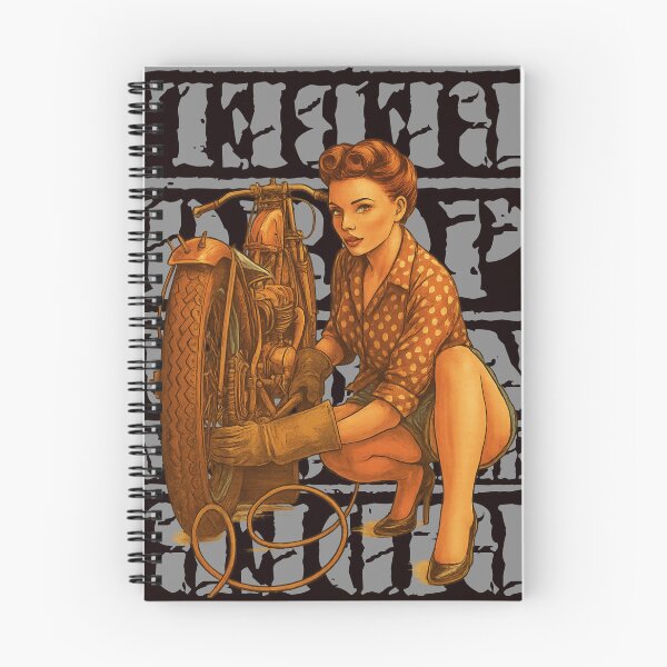 Item preview, Rebel Urban Rider – Retro Pin-Up Garage Style designed and sold by RebelDropAlternative.