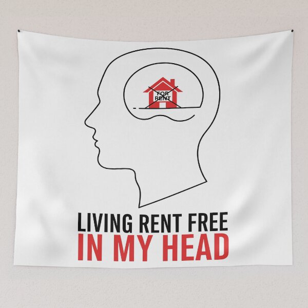 Item preview, Rent-Free Living: House In My Head designed and sold by ThreadQuirk.