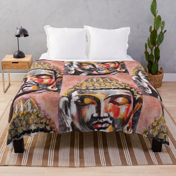 Item preview, Impressionist portrait of Buddha designed and sold by Begoll Art.